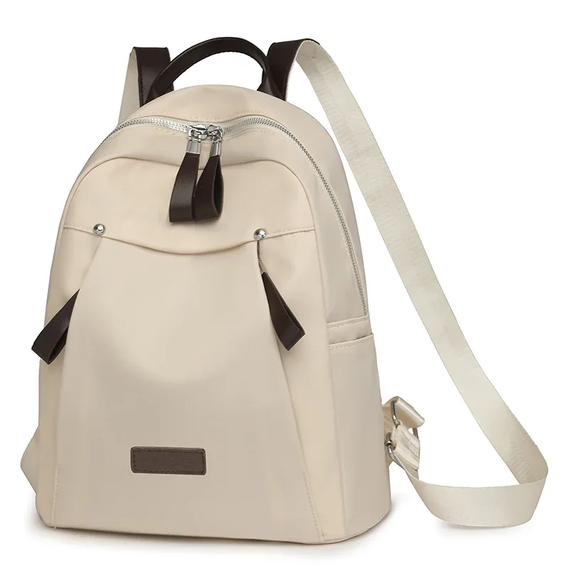 sac à dos tendance pour femmes avec plusieurs compartiments, solide et durable, sac d'école pratique pour les voyages quotidiens