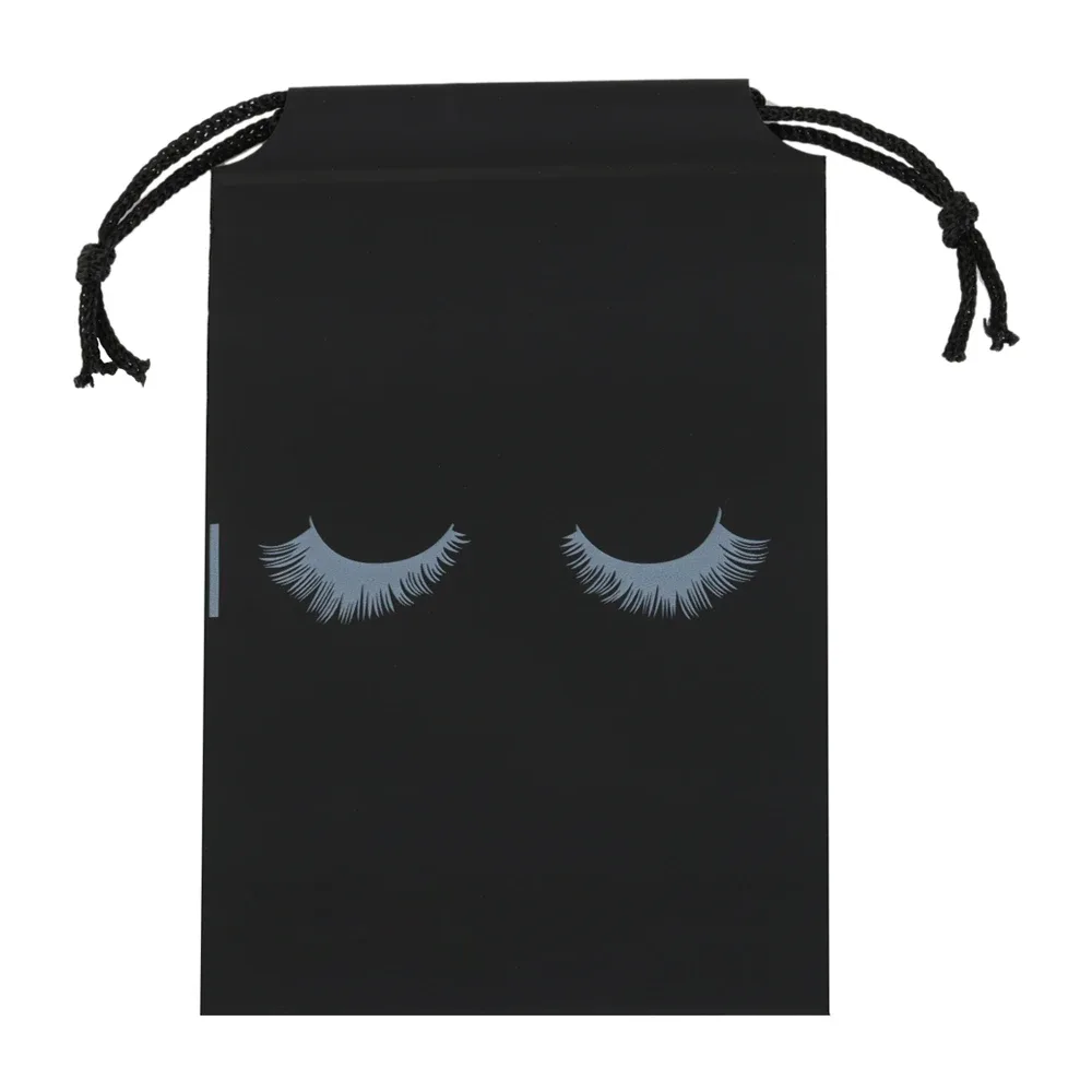 sacs de rangement pour soins post-cils, 30 pièces, avec cordon de serrage, pochette d'emballage de voyage en plastique eva étanche, accès aux extensions de cils