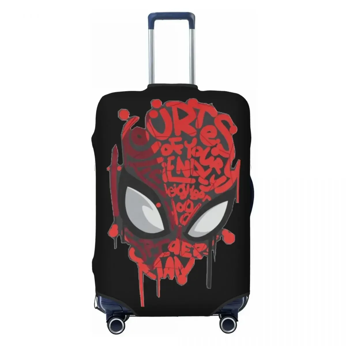 housse de valise durable et lavable, motif araignée, haute élasticité, convient aux bagages de 18 à 32 pouces, anti-poussière pour les voyages en avion et en voiture