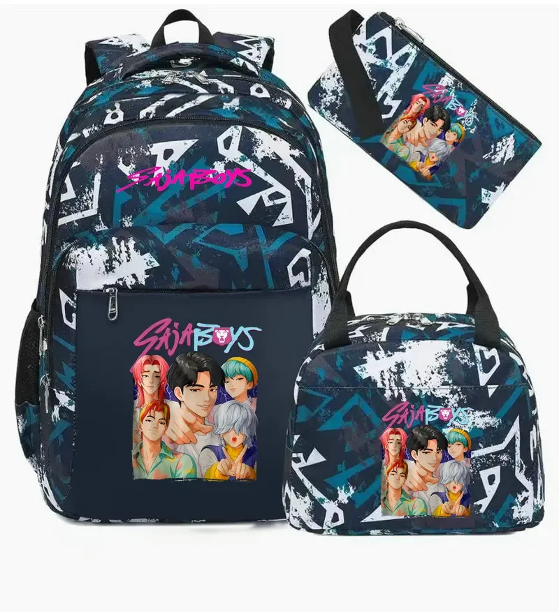sacs d'école décontractés kpop demon hunter pour garçons et filles, sac à dos étanche de grande capacité pour ordinateur portable, sac à dos de voyage mochilas
