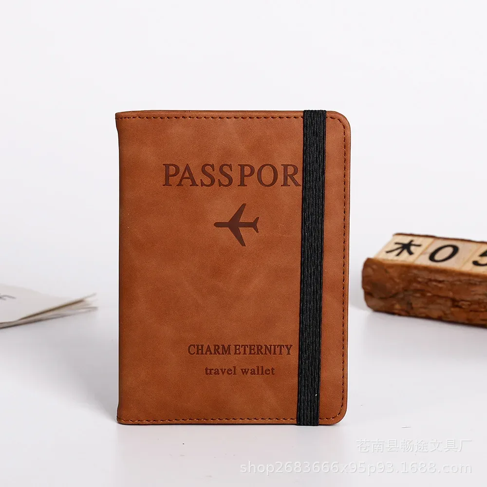portefeuille en cuir pu pour homme, porte-cartes de visite, porte-passeport de voyage, sac à main pour homme, accessoires de voyage