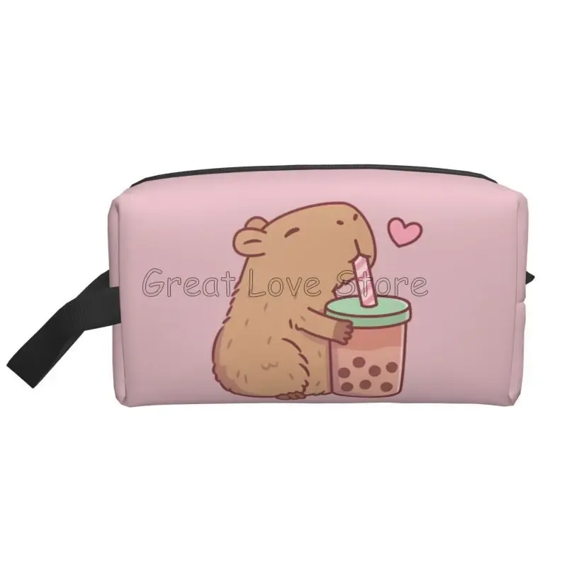 mignon capybara be cappy voyage sac cosmétique grande capacité pochette de maquillage étanche accessoires de toilette organisateur pour femmes filles