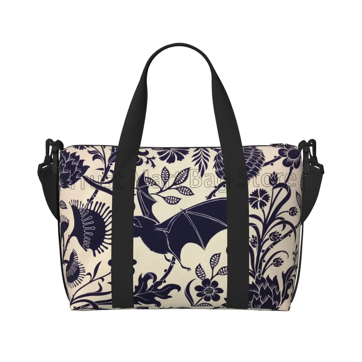 goth halloween chauves-souris imprimer sac de sport chauves-souris noires animaux volants sacs de voyage de nuit sac à bagages sacs de week-end pour femmes hommes