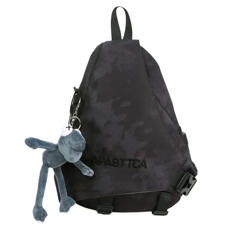 2025 broderie camouflage vintage moto poitrine sac hommes femmes voyage en plein air multifonction étanche une épaule sac à dos