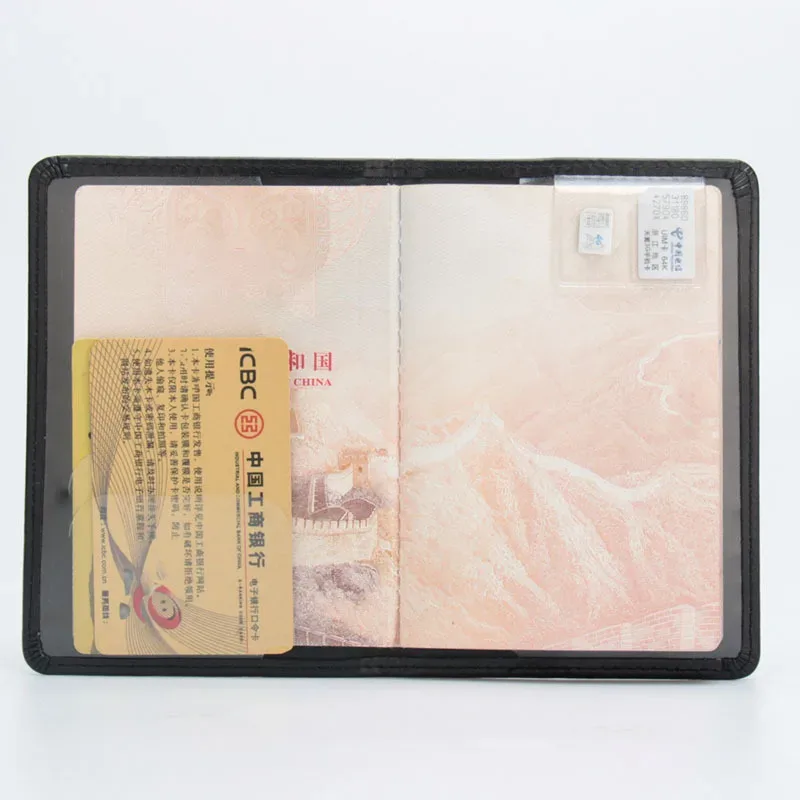 accessoires de voyage porte-passeport anime européen américain couvertures de passeport portefeuille couverture de passeport en cuir porte-carte d'identité de voyage