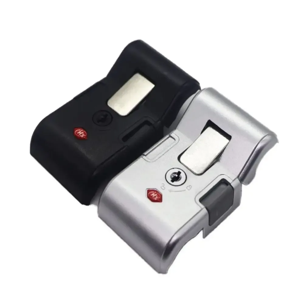 serrure portable noire et argentée avec mot de passe pour bagages, valise antivol, outil de sécurité, loquet, cadenas de sécurité