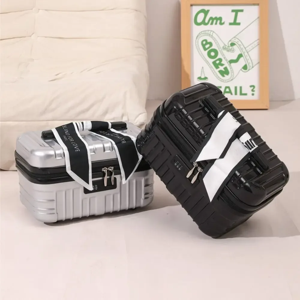 petite trousse de toilette 17 pouces, trousse de toilette portable de grande capacité, sac de rangement pour articles de toilette, sac de voyage miniature élégant et durable, pochette de rangement