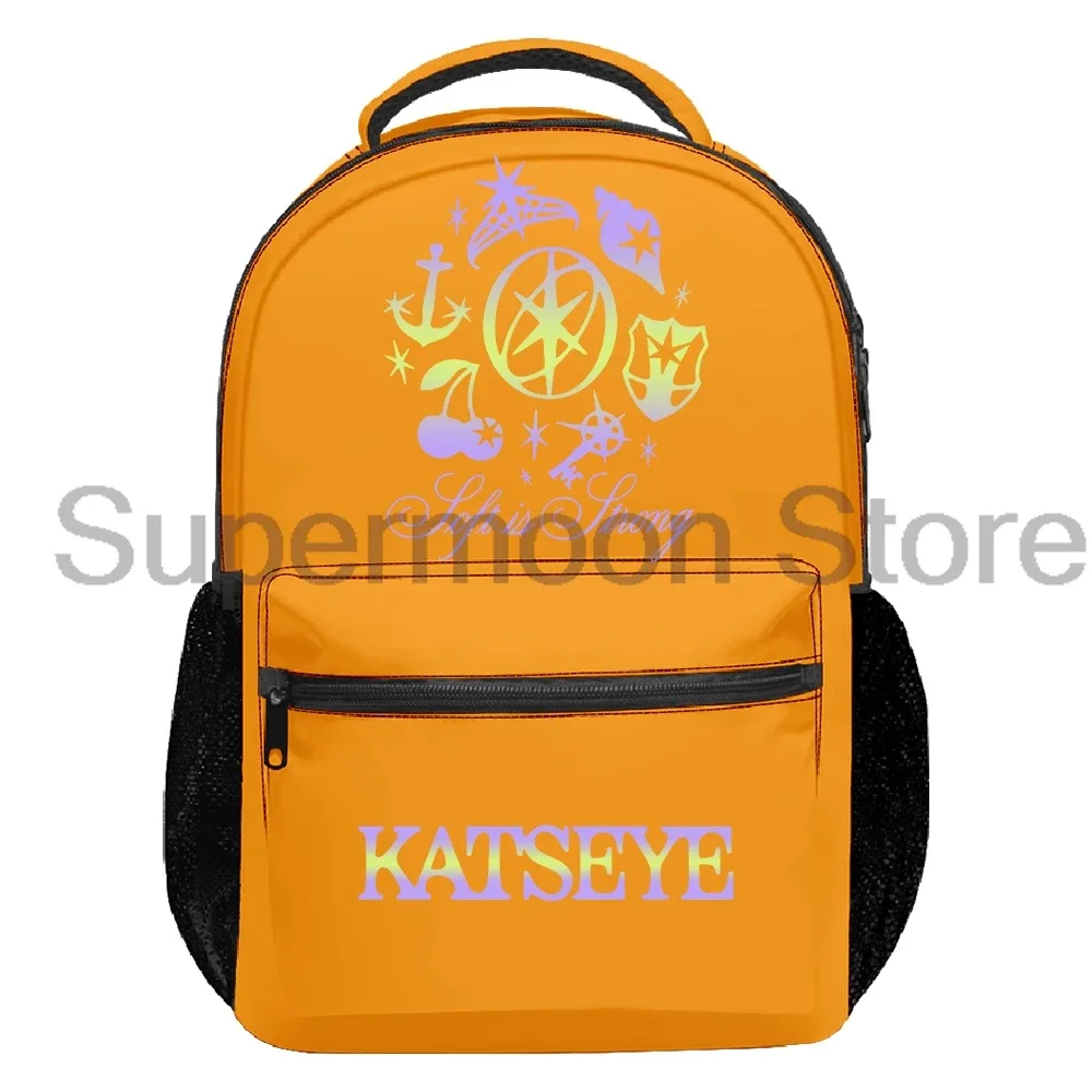 kpop katseye soft is strong sac à dos 2025 beau chaos tour femmes hommes sac à dos sac de voyage décontracté unisexe sac à dos en plein air