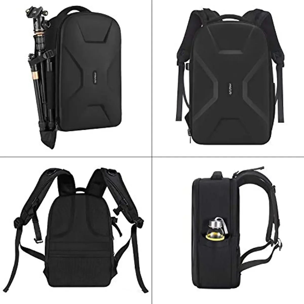 sac à dos étanche pour appareil photo reflex numérique, étui rigide, support de trépied, compartiment pour ordinateur portable, 15-16 pouces, il, nikon, sony
