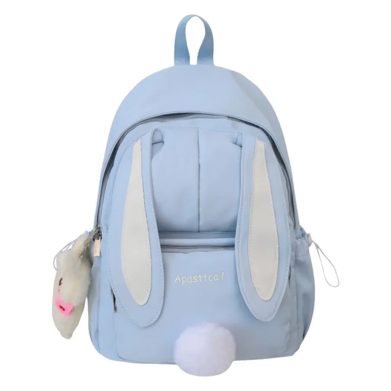 sac à dos coréen style oreilles de lapin, grande capacité, double bandoulière, pour lycéennes et étudiantes, frais et mignon, ny