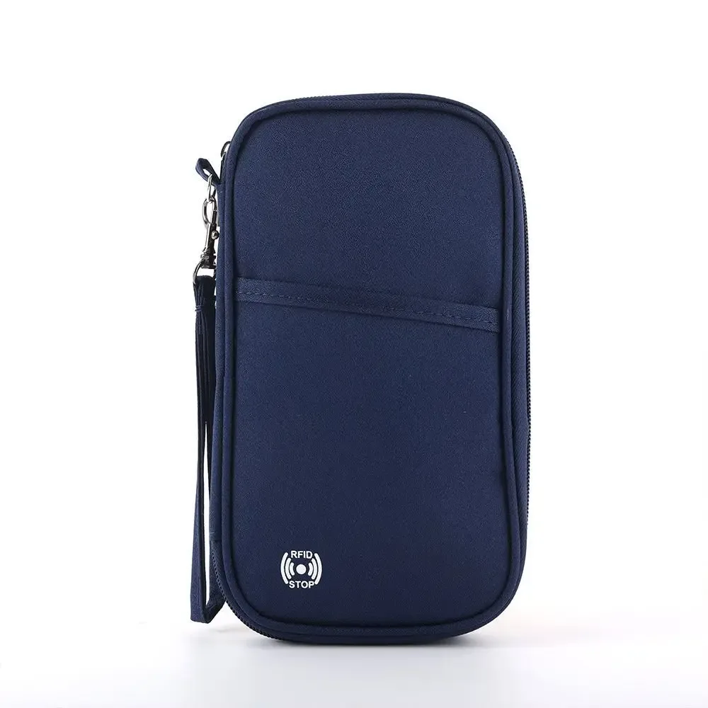 porte-passeport familial avec blocage rfid, portefeuille de voyage, organiseur de documents de voyage, étui pour cartes de crédit