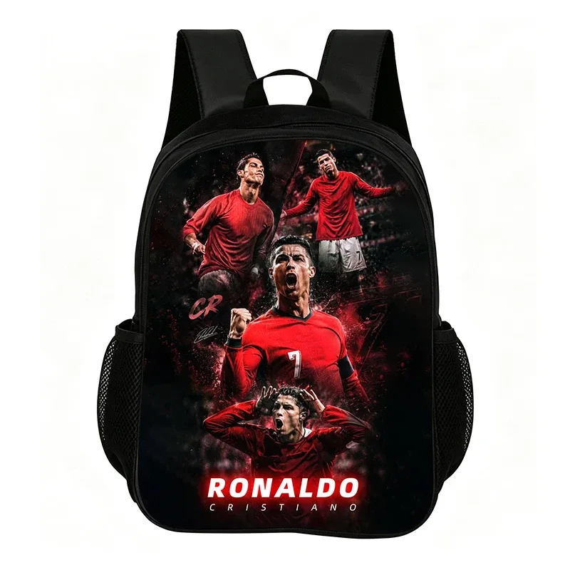 sac à dos de football pour enfants, fournitures scolaires, sac à dos ronaldo, sac de voyage, sac à dos de star du football pour enfant, meilleur cadeau