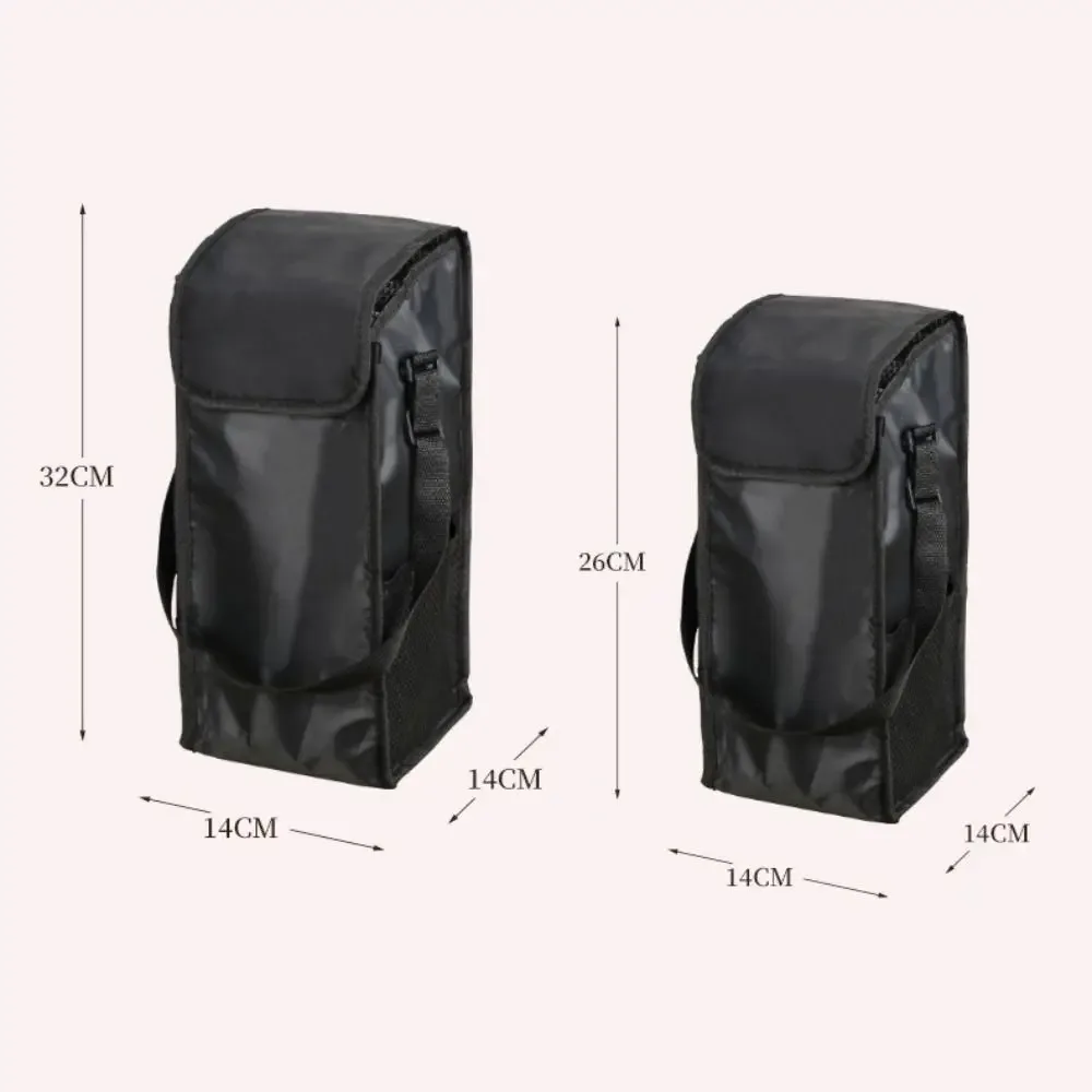 nouvelle sacoche isotherme grande capacité en film aluminium noir, sac à lunch épaissi pour garder les aliments au chaud