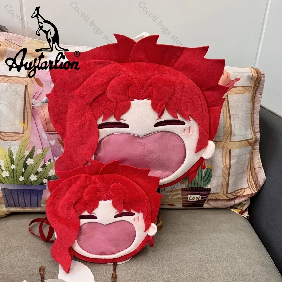 anime jojo's bizarre adventure kakyoin noriaki ita sac à dos kawaii avec poche transparente itabag sac à dos femme sac femme