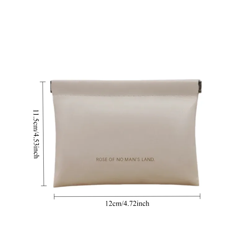 mini sac de rangement pour shrapnel, 1 pièce, fermeture automatique, sac de rangement, porte-monnaie, sac à cosmétiques, sac de voyage portable, cadeau pour fille