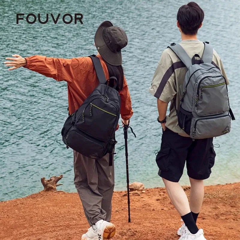 sac à dos de voyage grande capacité fouvor, tendance 2026, imperméable, léger, sportif, décontracté, pour étudiant, sacoche pour ordinateur portable 3033-01 3033-02 3033-05