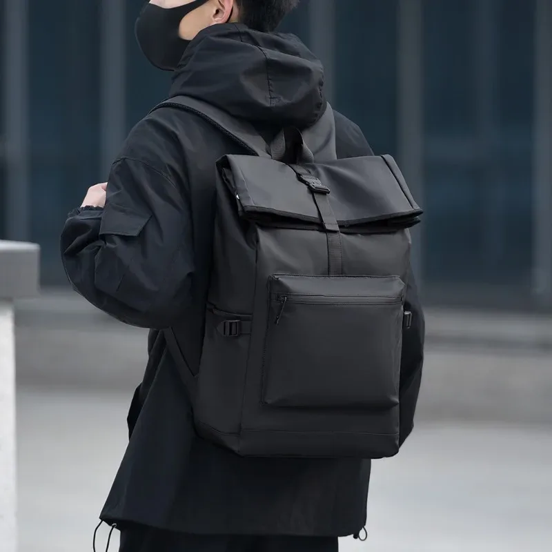 nouveau décontracté hommes sac à dos affaires 15.6 pouces pochette d'ordinateur extensible grande capacité sacs à dos étanche voyage sac à dos sacs d'école