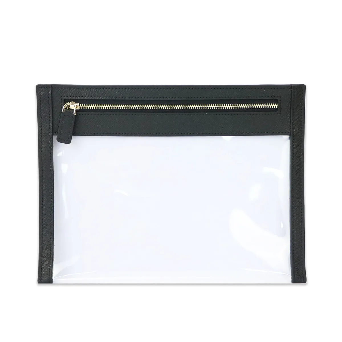 cusstomized lettres coloré saffiano cuir transparent pvc sac cosmétique dames tpu organisateur de voyage sac de lavage