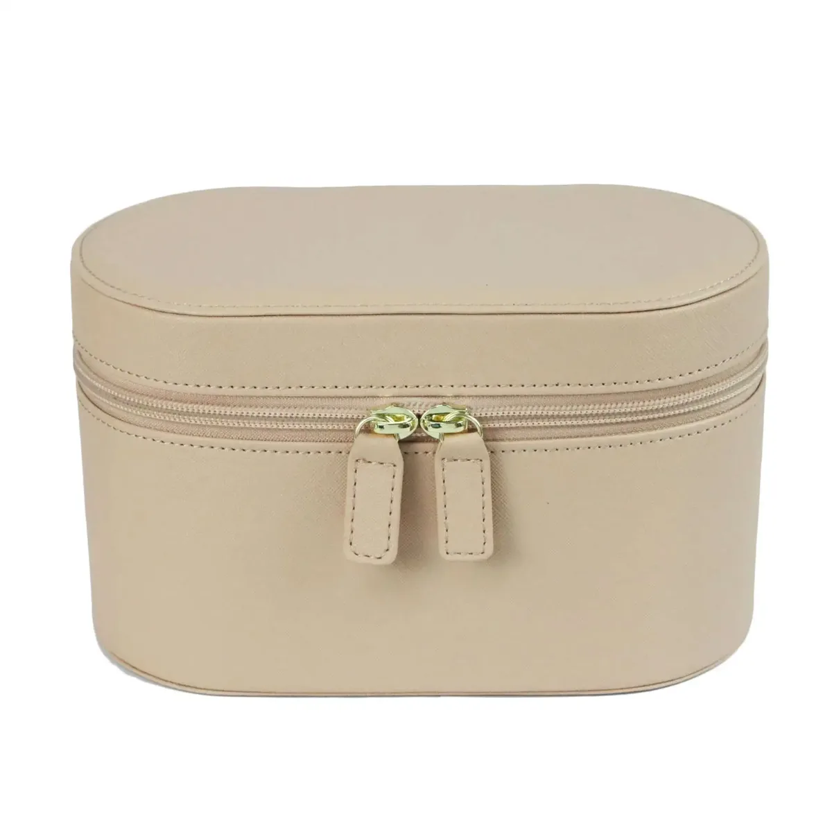 saffiano – trousse de toilette de voyage en croûte de cuir pour femmes, nom personnalisable gratuit, boîte de rangement de maquillage, kit dopp, ensemble de sacs à cosmétiques