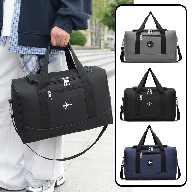 Sac de voyage pliable, sac à bandoulière de grande capacité