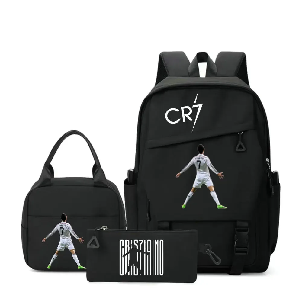 sac à dos cr7 pour étudiants, femmes et hommes, sac à dos tendance pour ordinateur portable, sac à dos quotidien pour adolescents, sac messager