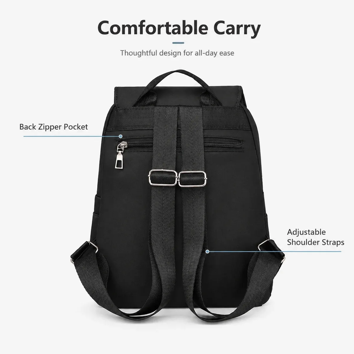 sac à dos uni pour femme au toucher haut de gamme, idéal pour les trajets quotidiens, le travail, les voyages, grande capacité, sac à dos léger