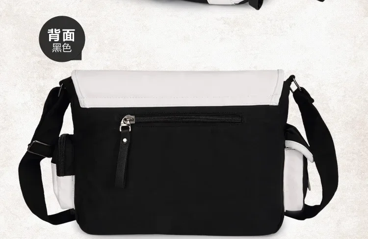 sac messager en cuir pu pour hommes et femmes, sac d'école scp, sacs initiés, procédures spéciales anime, cosplay