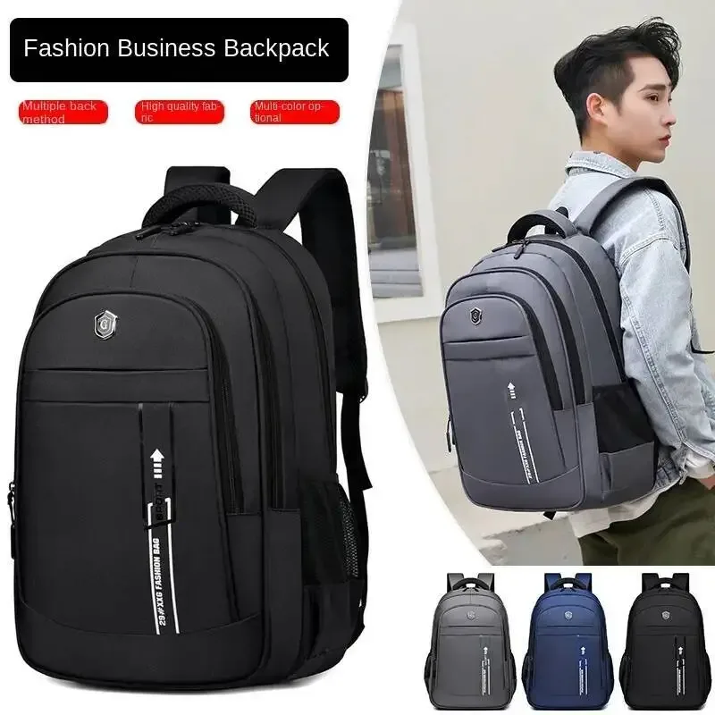 sacs à dos multi-compartiments pour hommes, double épaule, décontracté, pour ordinateur portable, randonnée en plein air, en tissu oxford