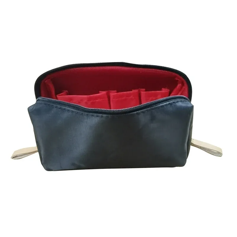 trousse de maquillage pour sac à main, sac à cosmétiques portable étanche, rangement de rouge à lèvres, pochette de voyage à fermeture éclair pour femmes, étui organisateur de toilette