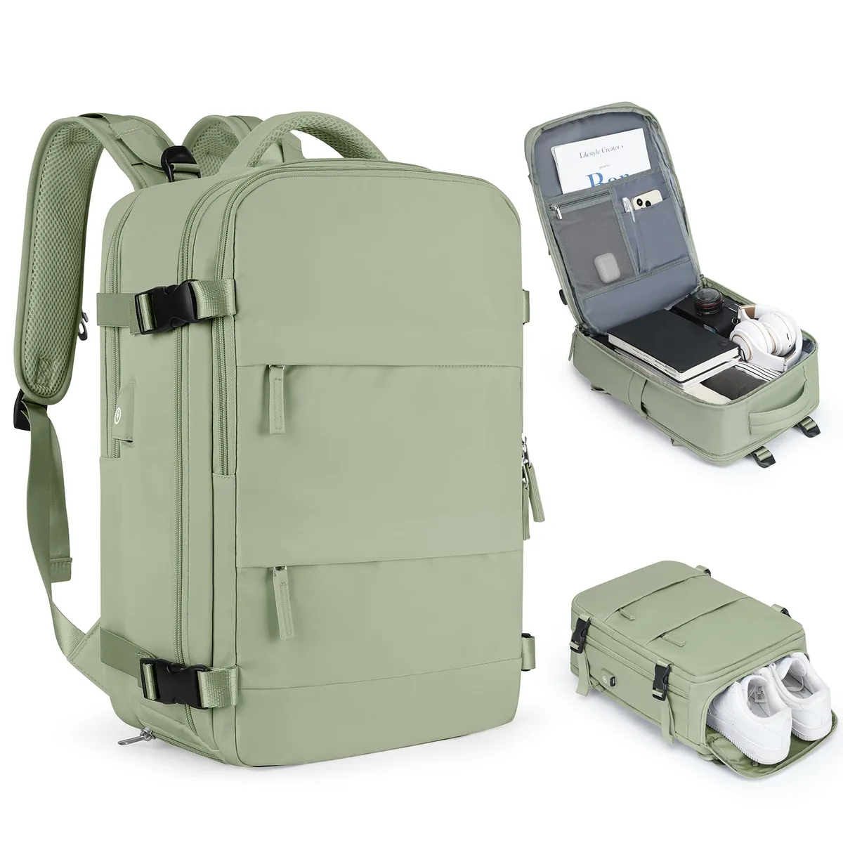 sac à dos de voyage pour femmes, sac à dos à main, sac à dos pour ordinateur portable tsa approuvé au vol, sac d'infirmière universitaire, sac à dos décontracté pour week-end