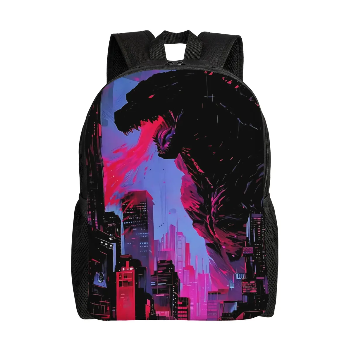 sac à dos godzilla pour hommes et femmes, sac à dos pour adultes, dessin animé, nouvelle année scolaire, 1 pièce