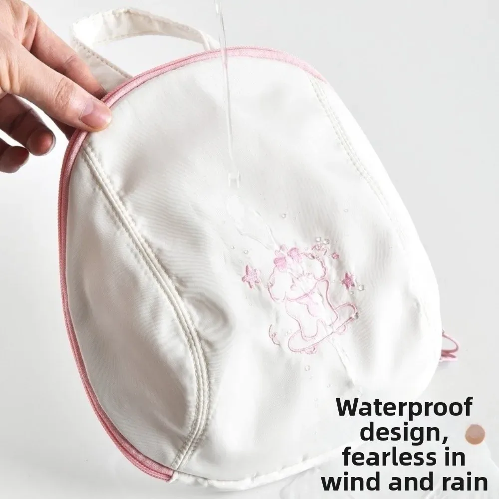 sac de rangement pour sous-vêtements imprimé motif chien de dessin animé, grande capacité, léger, sac de voyage pratique et portable
