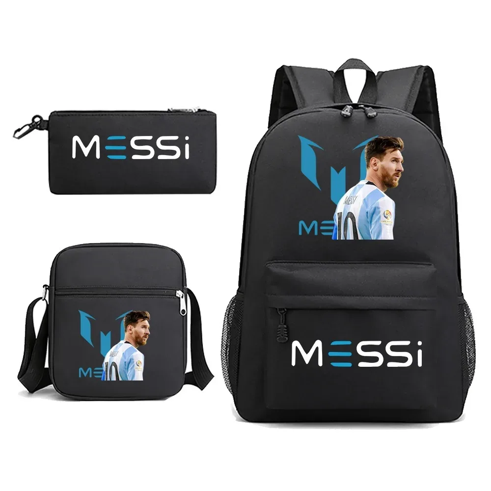 sac à dos imprimé messi, sac à dos de sport, de football, décontracté, pour femmes et hommes, sacs d'école pour ordinateur portable, sacs d'école harajuku, sacs de voyage pour femmes et hommes, mochilas