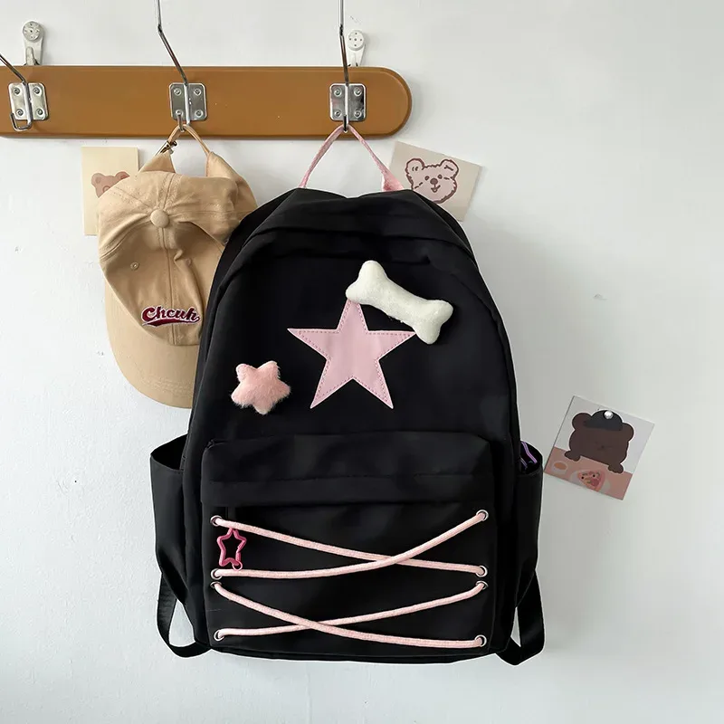 sac à dos japonais y2k pour adolescentes, cartable d'étudiant, kawaii, décontracté, harajuku, voyage, pour femme