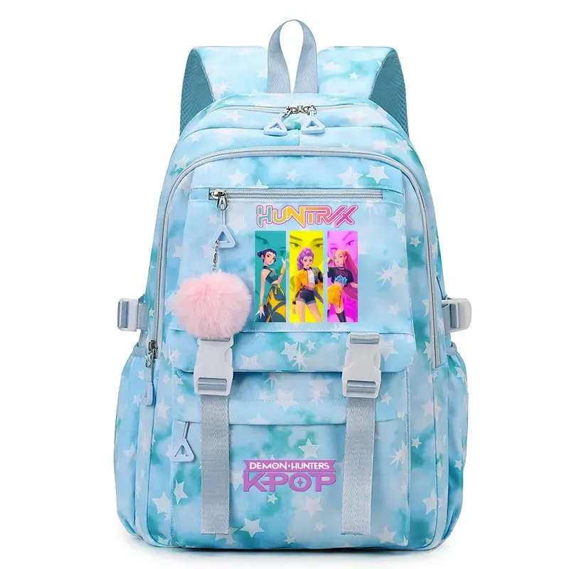 sac à dos kpop demon hunters pour étudiantes, lycéennes, collégiennes, polyvalent, adapté au quotidien et aux activités de plein air