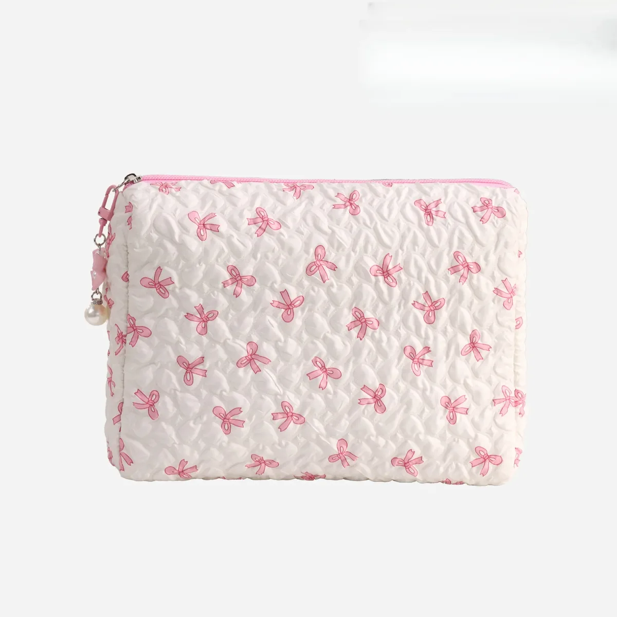 sac de rangement pour porte-monnaie ykxb de grande valeur, trousse de maquillage mignonne, grande capacité, trousse de maquillage haut de gamme avec nœud