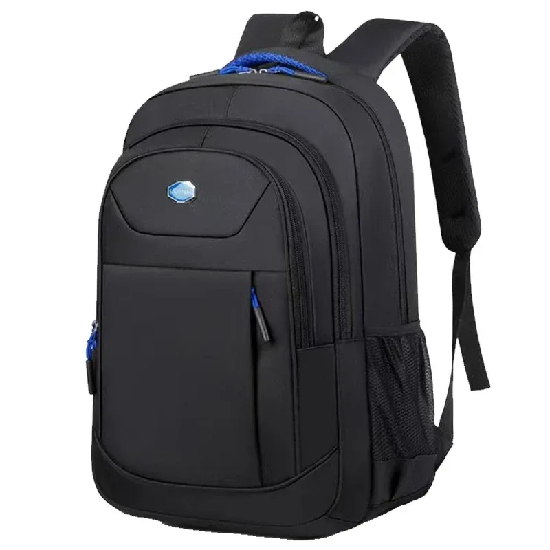 sac à dos unisexe de couleur unie à double bandoulière pour les voyages d'affaires, les trajets quotidiens et les déplacements professionnels.