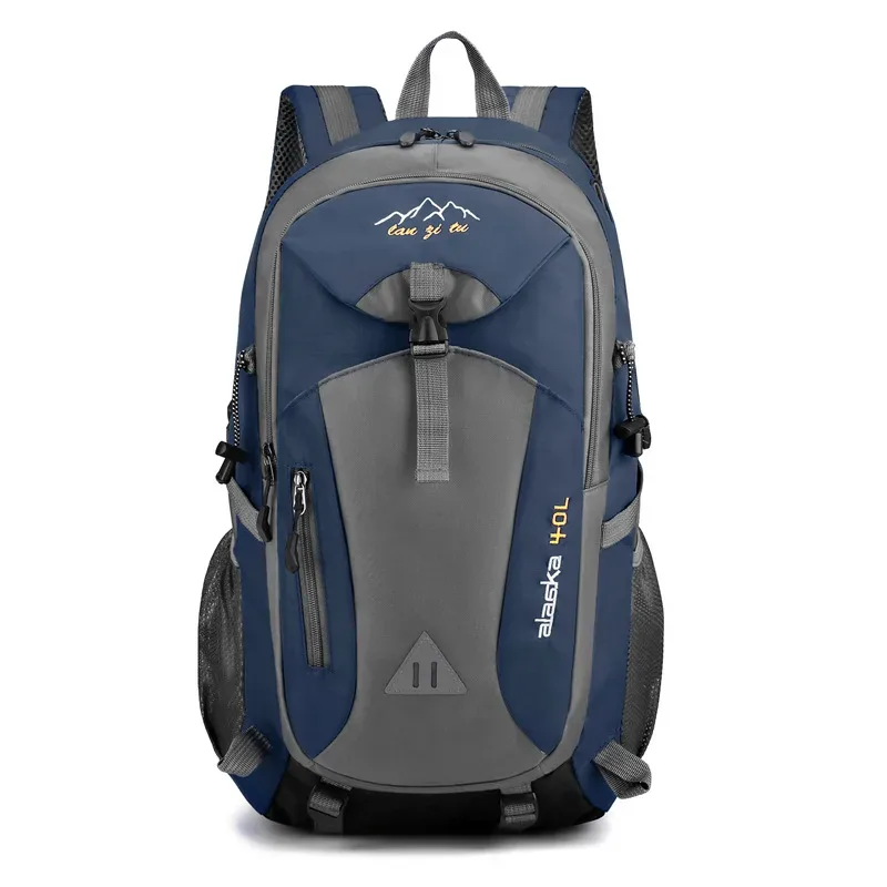 nouveau sac à dos en nylon imperméable pour hommes et femmes, idéal pour les voyages décontractés, la randonnée, le camping, l'alpinisme, et les activités sportives pour jeunes.