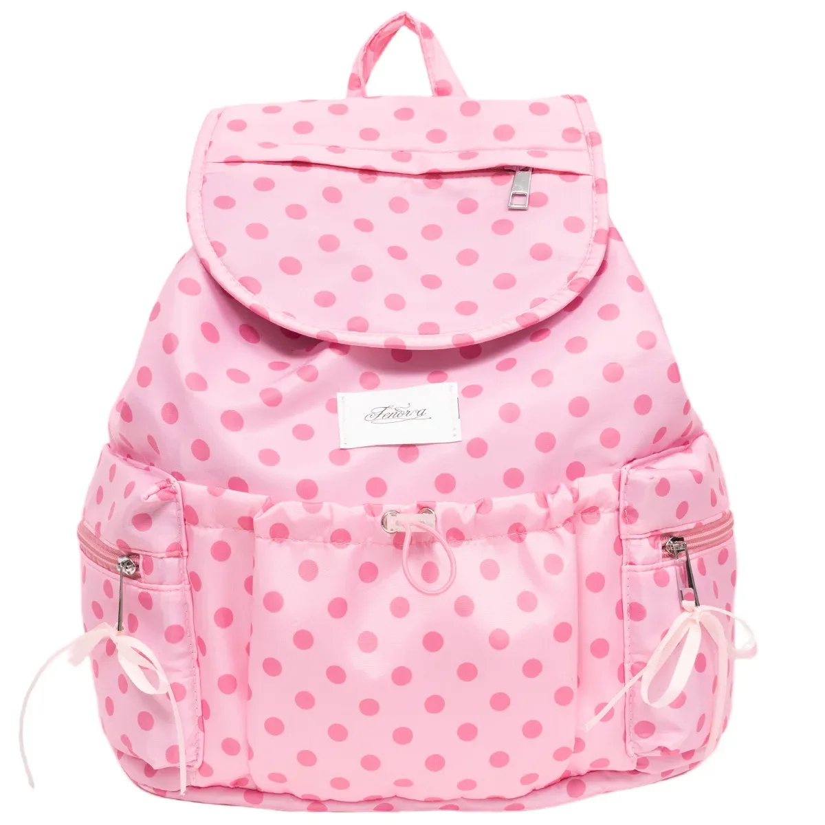 sac à bandoulière à pois au design original, nouveau style coréen 2025, sac de voyage décontracté en nylon pour femme, sac à dos pour les trajets quotidiens et les sorties