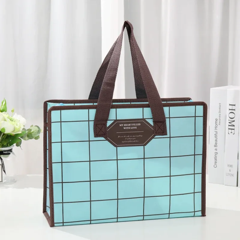 sac de courses pliable réutilisable pour femmes, grand sac fourre-tout en tissu non tissé unisexe, pochette pour épicerie