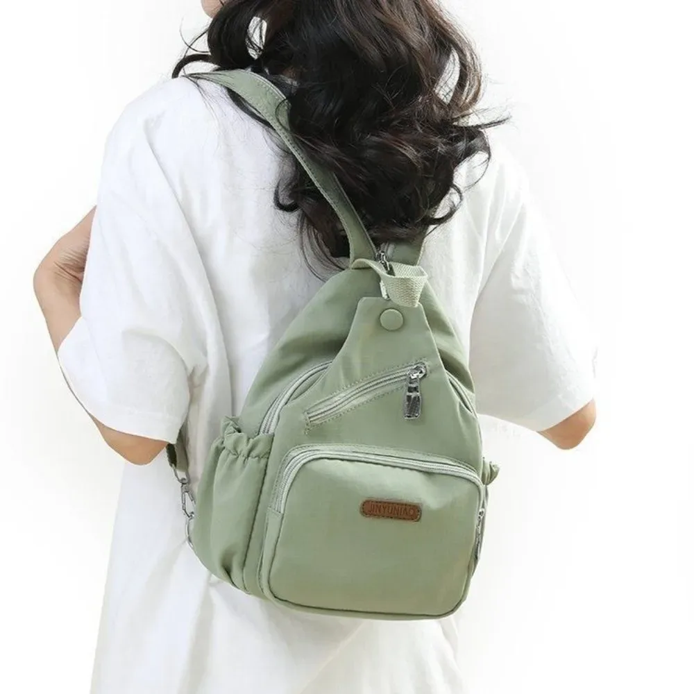 sac de poitrine portable léger multifonctionnel, sac à dos bandoulière, grande capacité, imperméable, pour usage quotidien