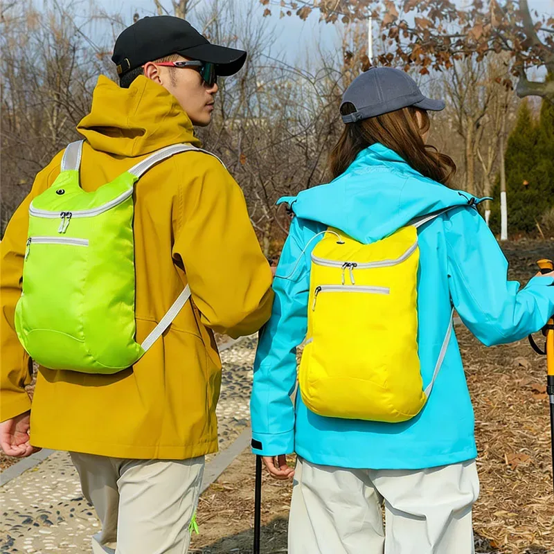 sac à dos portable pliable et léger, résistant aux éclaboussures, imperméable, résistant à l'usure, pour sports de plein air, alpinisme, randonnée