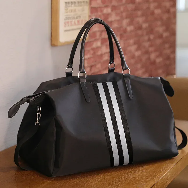 sac de voyage à la mode, sac de sport portable à courte vitesse, léger oxford, grande taille, fourre-tout pour bagages, sac à main pour hommes et femmes