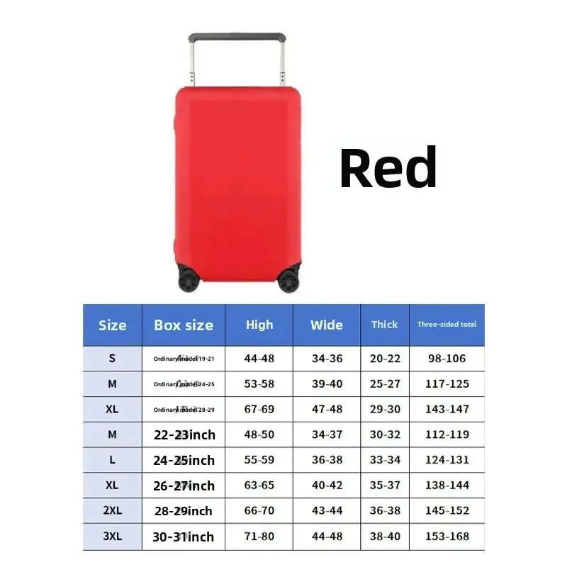housse de bagage de voyage sportive épaissie pour tige de traction large, housse de protection spécialisée anti-poussière pour valise et étui en cuir
