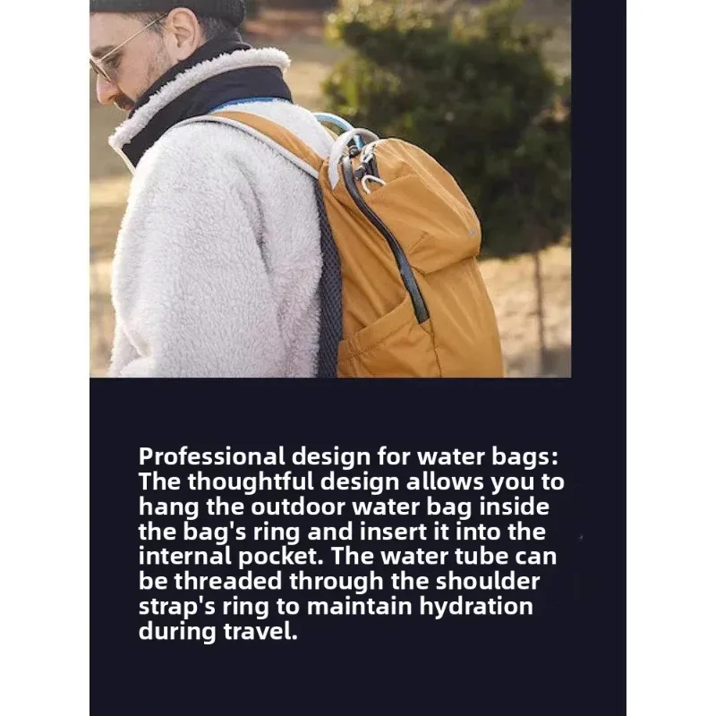 sac à dos de voyage fitness tendance, léger et prêt à l'emploi, 18l, sac à bandoulière double, léger, portable, confortable pour femmes