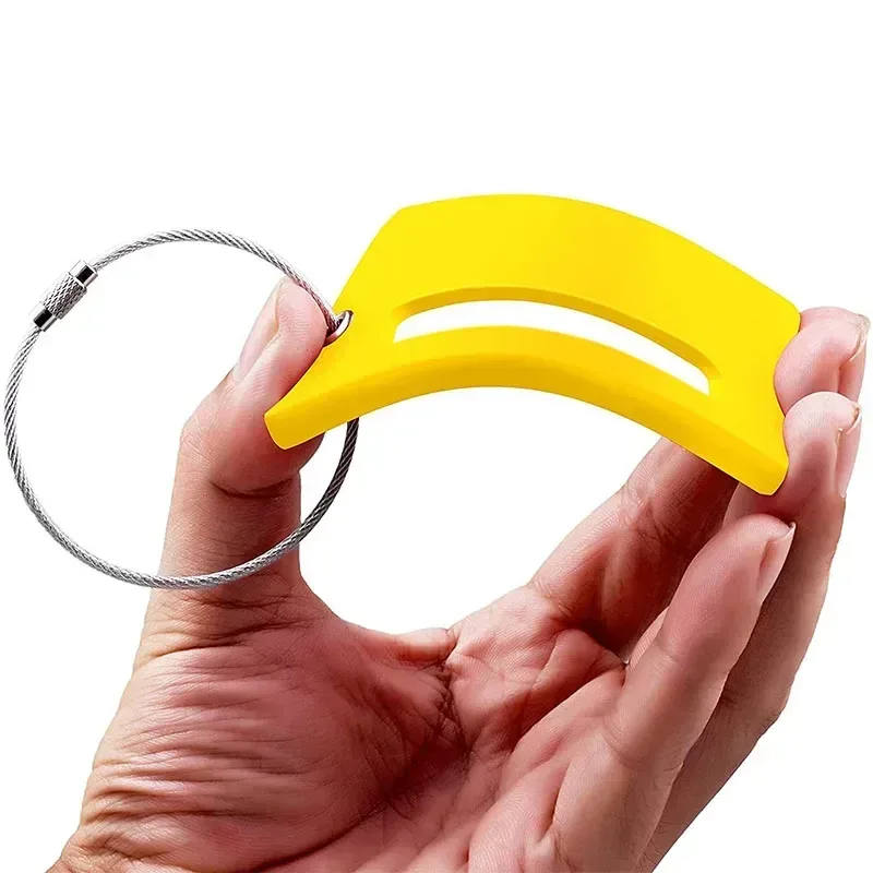 Étiquettes de bagage en Silicone, accessoires de voyage, mode rouge couleur unie, étiquettes nominatives pour bagages d'embarquement, porte-étiquette d'adresse de valise, 1 pièce