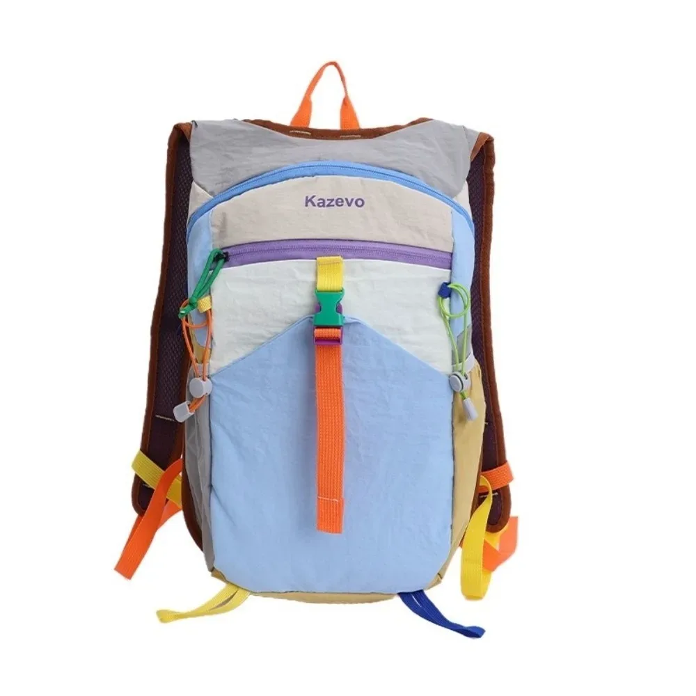 sac à dos de voyage en nylon tendance, multifonctionnel, grande capacité, sac à dos de voyage quotidien, multicolore, sangles fixes, sac à dos de sport pour l'extérieur