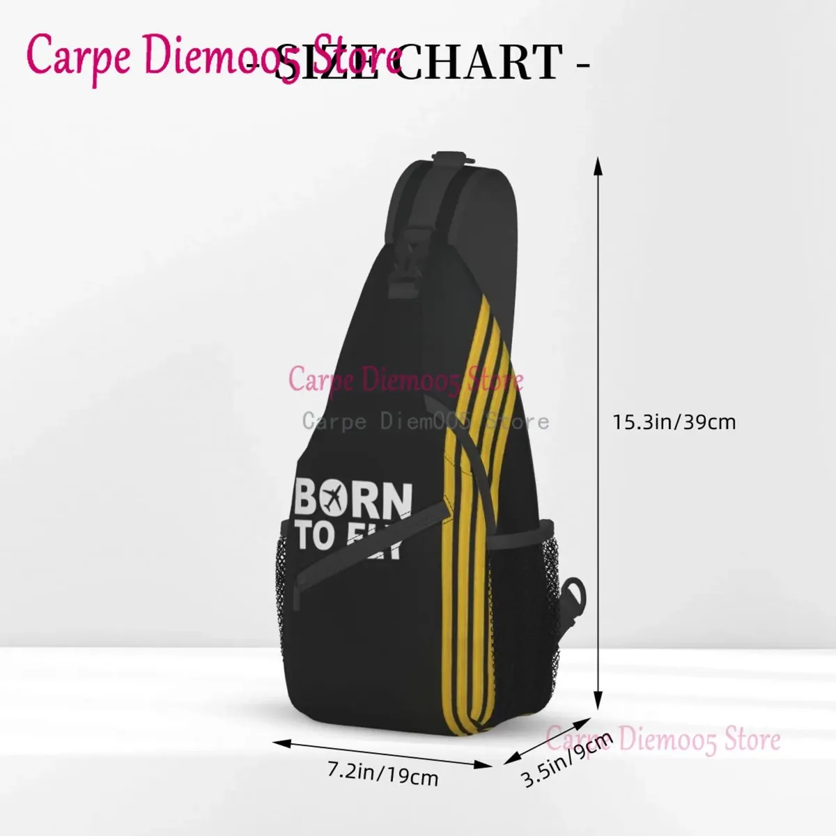 sac à bandoulière à rayures captain pour hommes, sac à dos à bandoulière pour randonnée