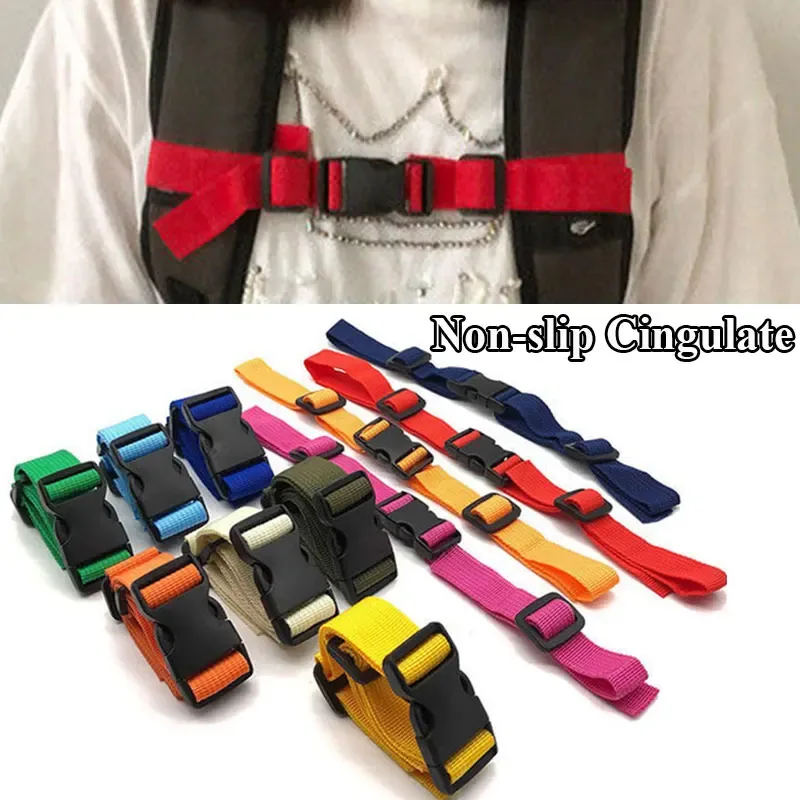 sangle d'épaule réglable pour sac à dos d'extérieur, sangle fixe pour adultes/enfants, ceinture de traction antidérapante, sangle de poitrine durable, accessoire de sac