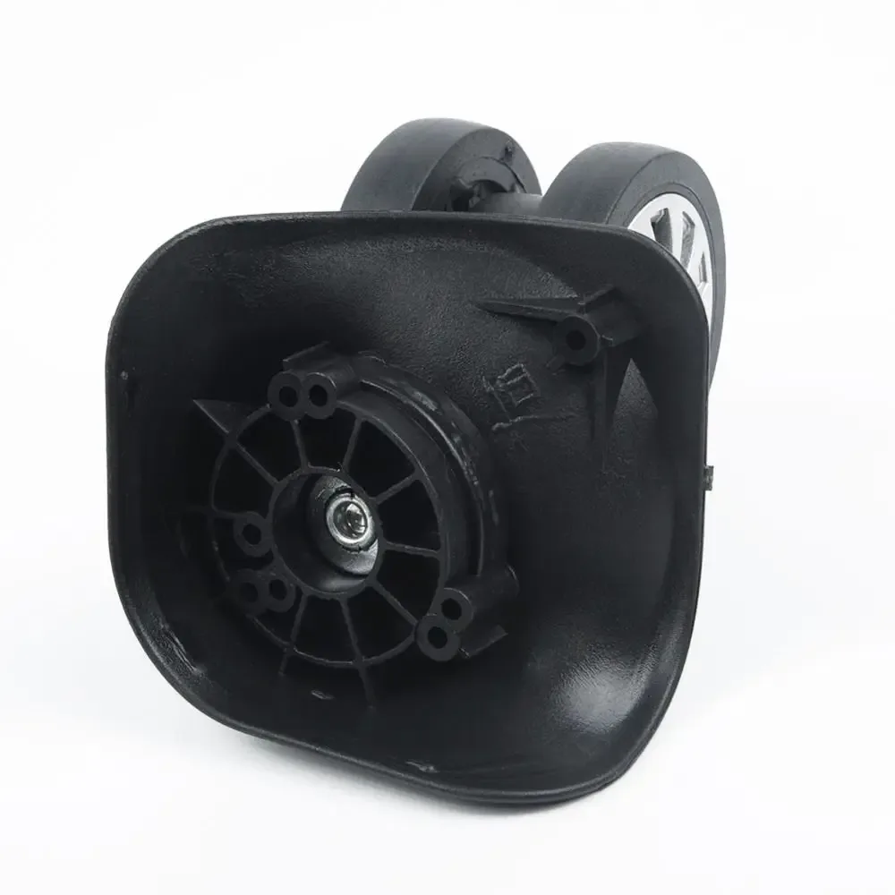 4 roues universelles pour valise, roulettes pivotantes à 360 degrés, noires, silencieuses, pièces de rechange pour valise à roulettes